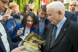 Jarosław Kaczyński w Wierzchosławicach