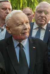 Jarosław Kaczyński w Wierzchosławicach