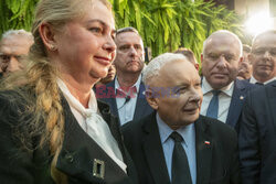 Jarosław Kaczyński w Wierzchosławicach