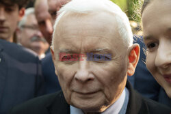 Jarosław Kaczyński w Wierzchosławicach