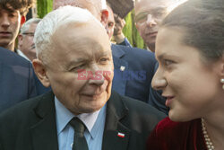 Jarosław Kaczyński w Wierzchosławicach