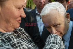 Jarosław Kaczyński w Wierzchosławicach