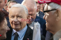 Jarosław Kaczyński w Wierzchosławicach