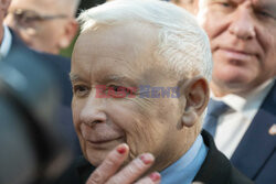 Jarosław Kaczyński w Wierzchosławicach