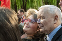 Jarosław Kaczyński w Wierzchosławicach