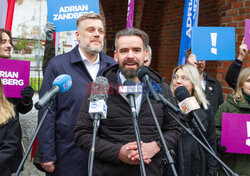 Spotkanie Adriana Zandberga z wyborcami w Olsztynie