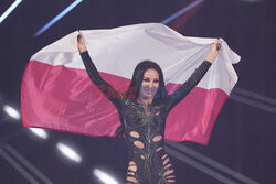 Justyna Steczkowska podczas próby przed finałem Eurowizji 2025