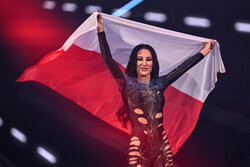 Justyna Steczkowska podczas próby przed finałem Eurowizji 2025