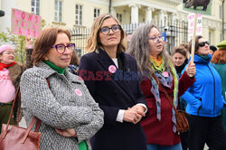 Demonstracja solidarnościowa z przychodnią aborcyjną Abotak