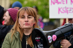 Demonstracja solidarnościowa z przychodnią aborcyjną Abotak