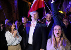 Wieczór wyborczy Adriana Zandberga