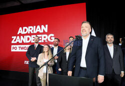Wieczór wyborczy Adriana Zandberga