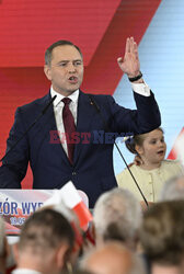 Wieczór wyborczy Karola Nawrockiego