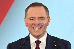 Wieczór wyborczy Karola Nawrockiego