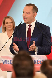Wieczór wyborczy Karola Nawrockiego