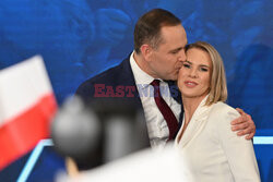 Wieczór wyborczy Karola Nawrockiego