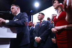 Wieczór wyborczy Sławomira Mentzena