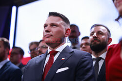Wieczór wyborczy Sławomira Mentzena
