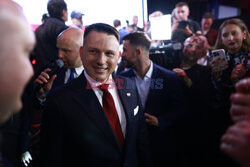 Wieczór wyborczy Sławomira Mentzena