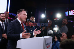 Wieczór wyborczy Sławomira Mentzena