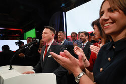 Wieczór wyborczy Sławomira Mentzena