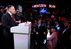 Wieczór wyborczy Sławomira Mentzena