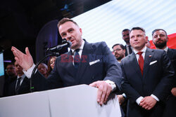 Wieczór wyborczy Sławomira Mentzena
