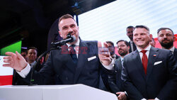 Wieczór wyborczy Sławomira Mentzena