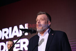 Wieczór wyborczy Adriana Zandberga