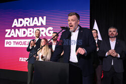 Wieczór wyborczy Adriana Zandberga