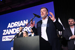 Wieczór wyborczy Adriana Zandberga