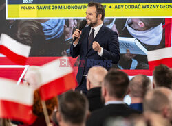 Wieczór wyborczy Karola Nawrockiego