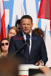Rafał Trzaskowski w Sosnowcu