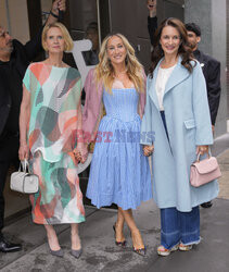 Cynthia Nixon, Sarah Jessica Parker i Kristin Davis w Nowym Jorku