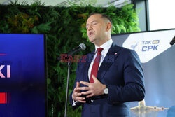Karol Nawrocki na spotkaniu w Sprawie CPK