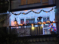 Świąteczne balkony
