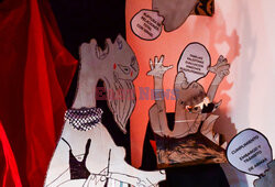 Spektakl poświęcony konfliktowi w Palestynie