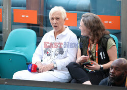 Martina Navratilova kibicuje na turnieju Miami Open