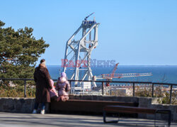 Dźwigowiec "Svanen" w gdyńskim porcie