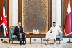 Keir Starmer z wizytą w Katarze