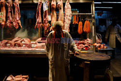 Mięsny targ w Atenach