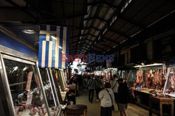 Mięsny targ w Atenach