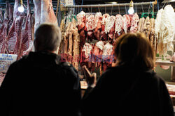 Mięsny targ w Atenach