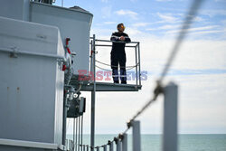 Na pokładzie francuskiego niszczyciela min - AFP