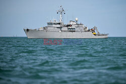 Na pokładzie francuskiego niszczyciela min - AFP