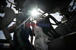 Na pokładzie francuskiego niszczyciela min - AFP