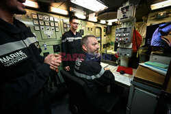 Na pokładzie francuskiego niszczyciela min - AFP