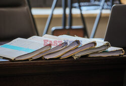 Rozprawa w procesie cywilnym Jarosława Kaczyńskiego i Donalda Tuska