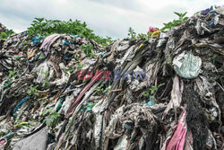 Ubrania na wysypisku w Kenii