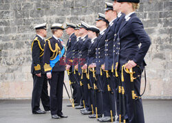 Księżniczka Anna na uroczystości  w Królewskiej Akademii Marynarki Wojennej w Dartmouth